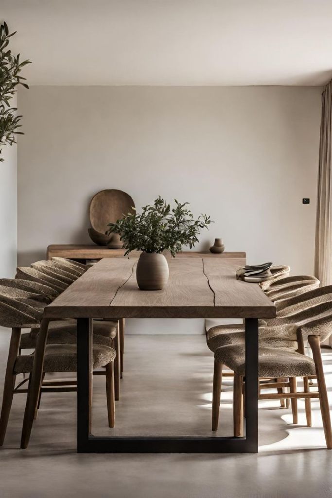Organic Modern Dining Room Decor Inspiration