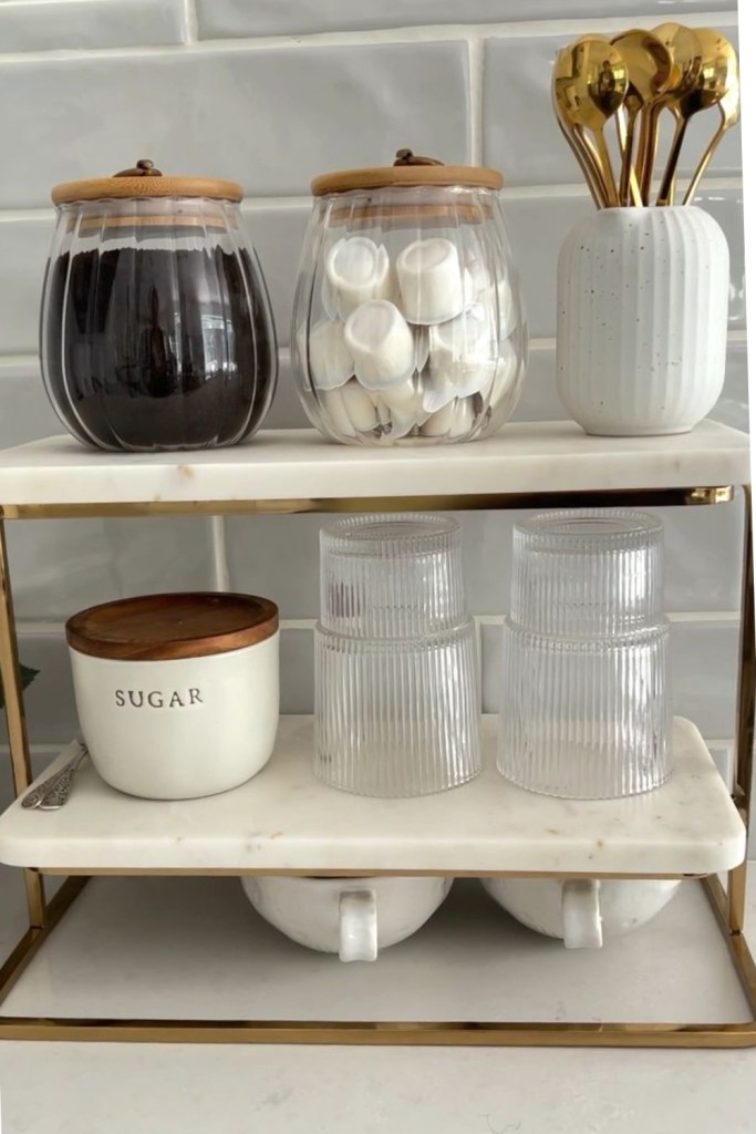 Mugs Countertop Coffee Station At Home - Loves from Bet