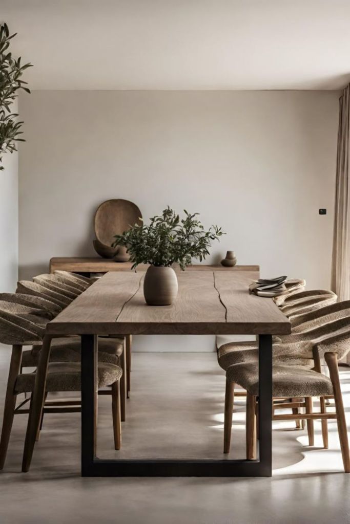 Organic Modern Dining Room-loves from bet (14)