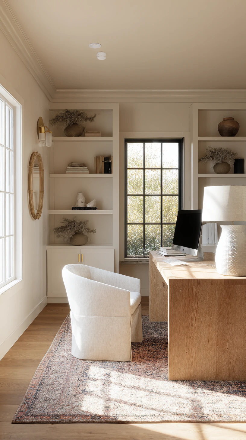 20 Organic Modern Home Office Ideas For An Inspiring Workspace