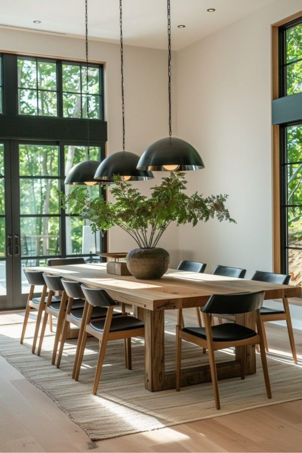 Organic Modern Dining Room-loves from bet (8)