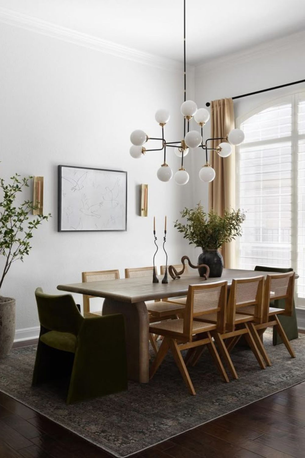Organic Modern Dining Room-loves from bet (9)
