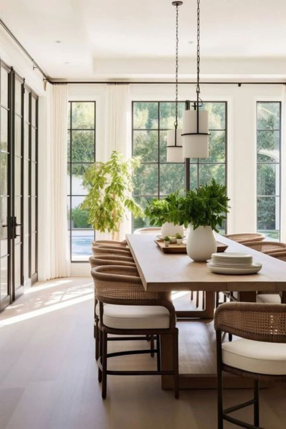 Organic Modern Dining Room-loves from bet (5)