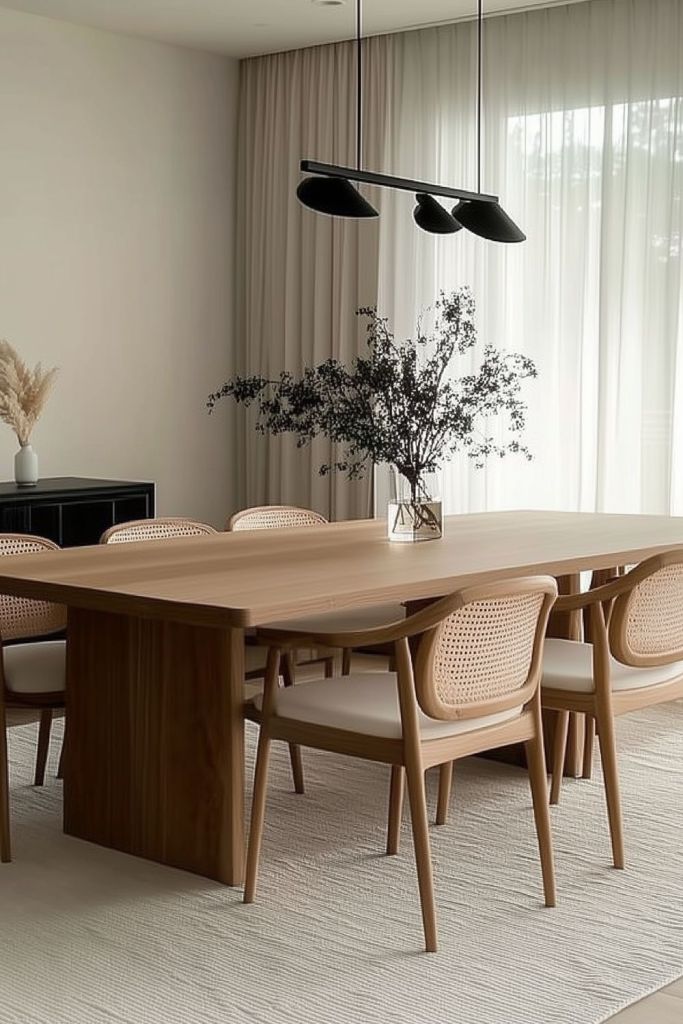 Organic Modern Dining Room-loves from bet (16)